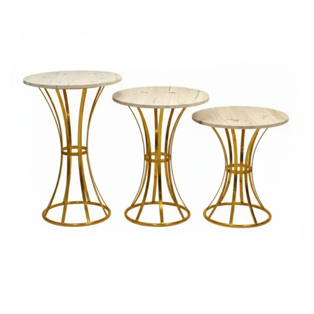 Trio Mesa Bailarina Argola Dourado Para Festa De Casamento em Oferta na Shopee