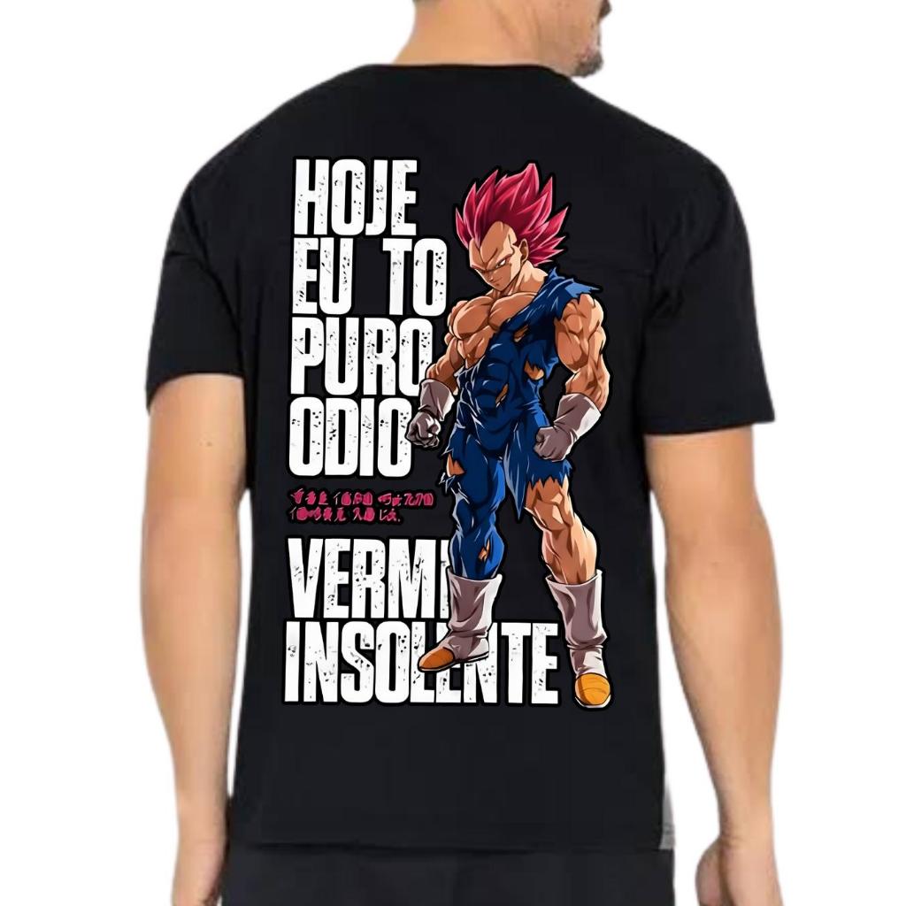 Camiseta HOJE TO PURO ÓDIO VERME INSOLENTE camisa dragon blusa academia moda treino em Oferta na Shopee