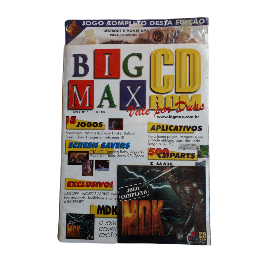 Cd De Jogo Big Max Mdk, Ano 02 numero 17 Completo m24