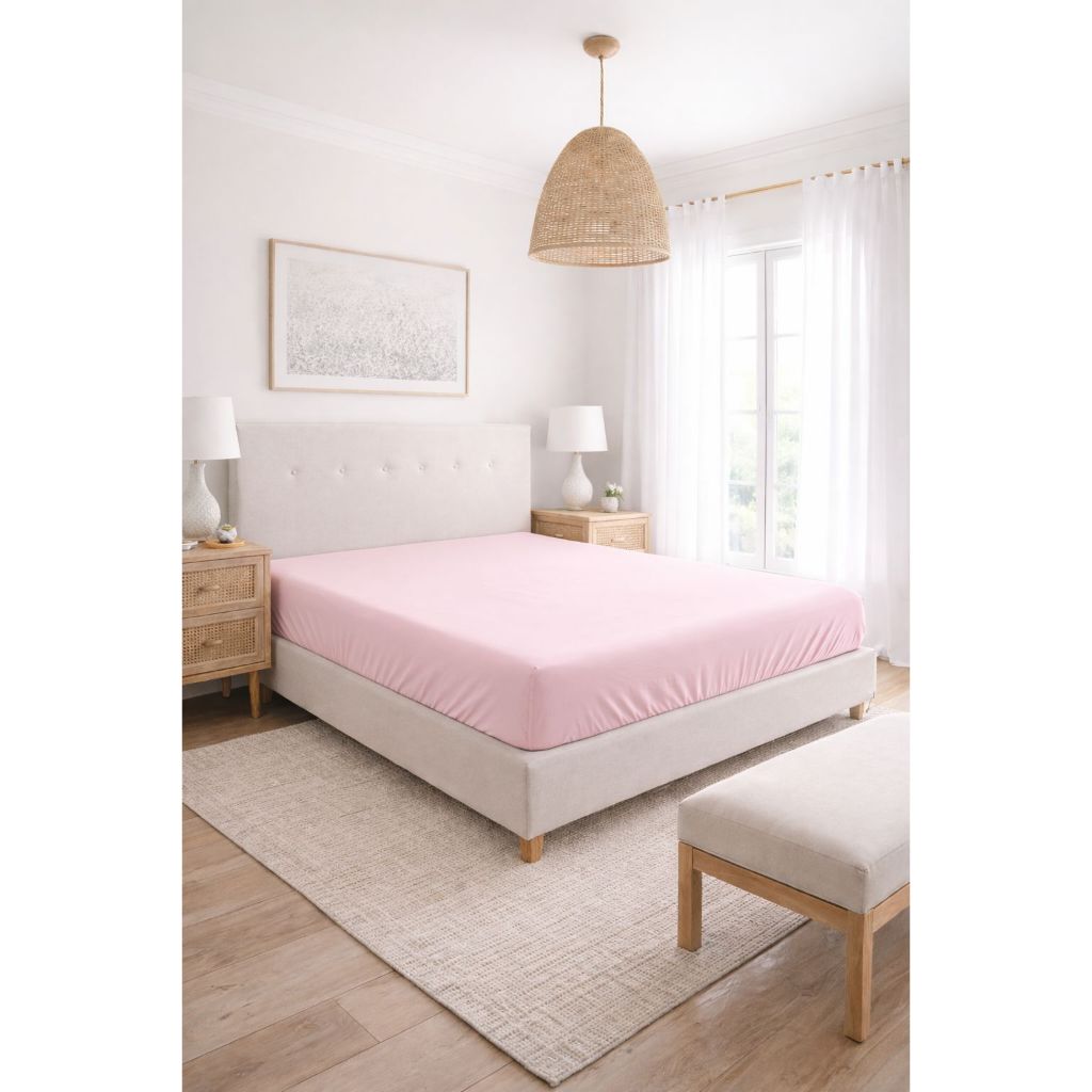 Lençol Casal Queen Avulso Com Elástico 100% Algodão Fios Egípcios em Oferta na Shopee