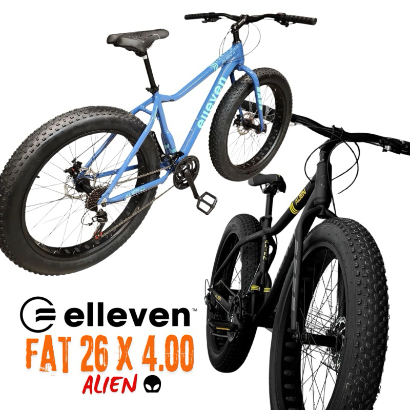 BICICLETA ELLEVEN ARO 26 FAT ALIEN ? CÂMBIO SHIMANO - 7 VELOCIDADES