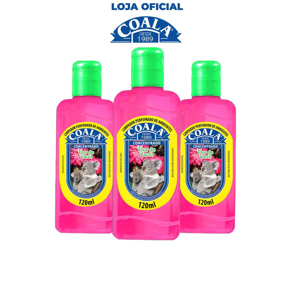 Combo 3 Limpadores Perfumados de Ambientes Coala - Flor de Cacto em Oferta na Shopee