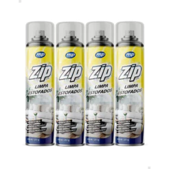 Kit 4 Limpa Estofado Remove Manchas Sujeira Espuma Limpadora