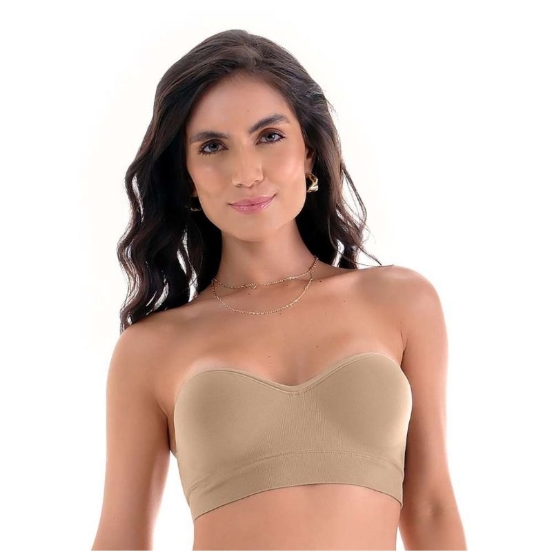 Sutiã Tomara Que Caia Zee Rucci Com bojo  Sem Costura Sem Aro 3 Formatos de Uso em Oferta na Shopee