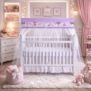 Mosquiteiro varal Berço Americano Padrão Quarto de Bebê menino menina Percal 400 Fios em Oferta na Shopee