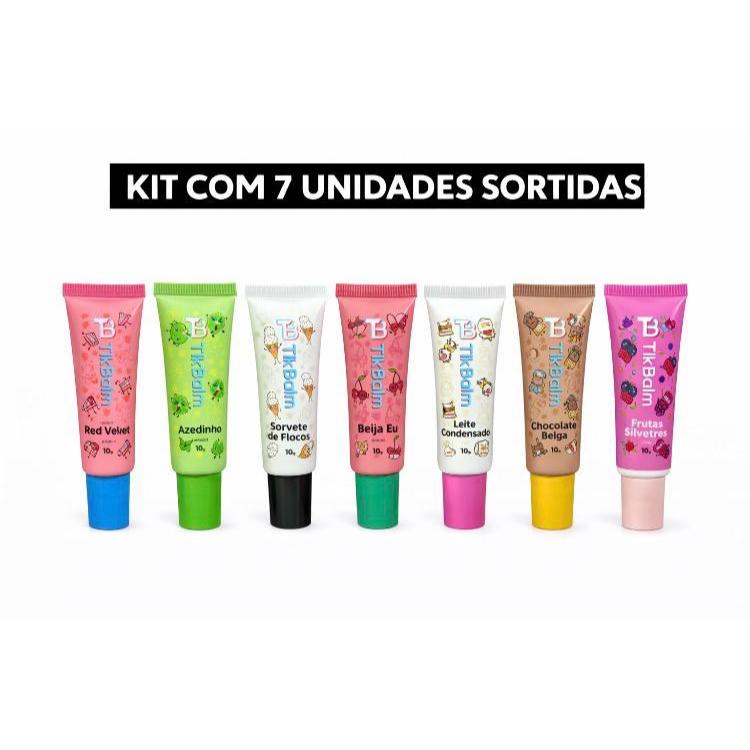 Kit com 7 Unidades Sortidas Tik Balm 10g em Oferta na Shopee
