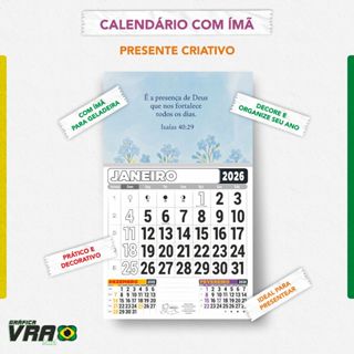 Calendário de Geladeira - Imã Geladeira com Lindas Imagens e Modelos para Escolher em Oferta na Shopee
