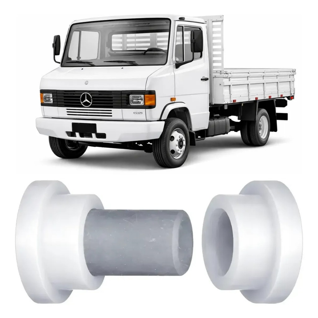 Bucha Barra Estabilizadora Dianteiro e Traseiro Nylon Mercedes 709 712 912