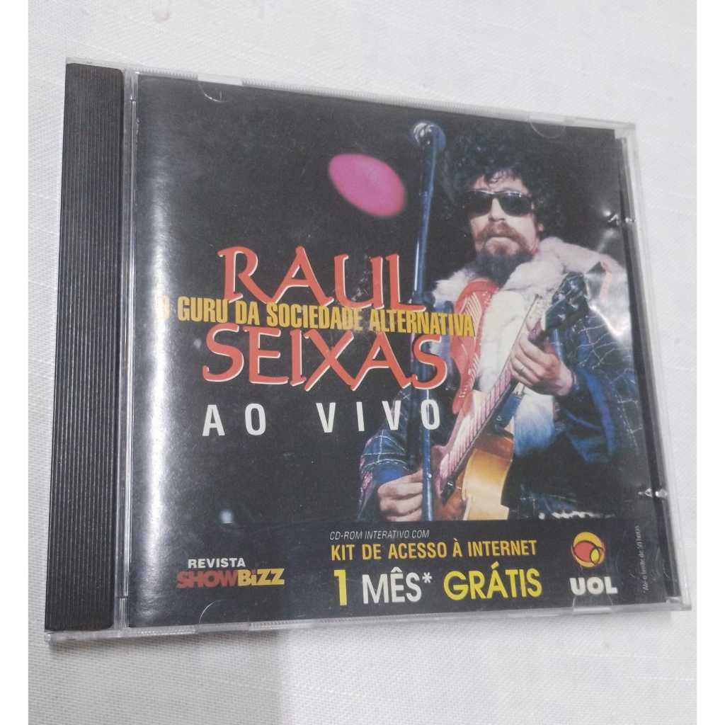 CD Revista Showbizz - Raul Seixas - Ao Vivo - O Guru Da Sociedade Alternativa ( 29035 )