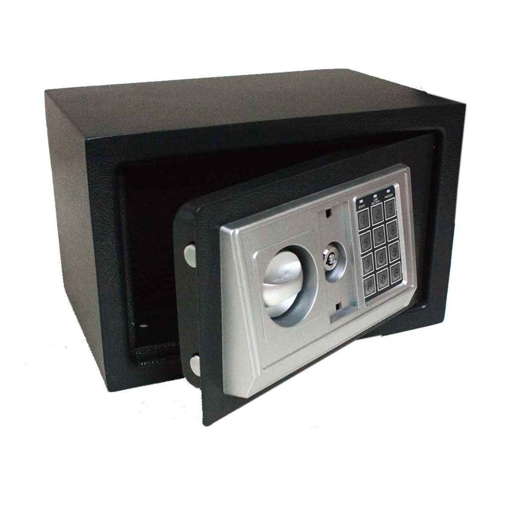 Cofre Digital Eletrônico Senha Segredo 30x20x20 Chave Aço
