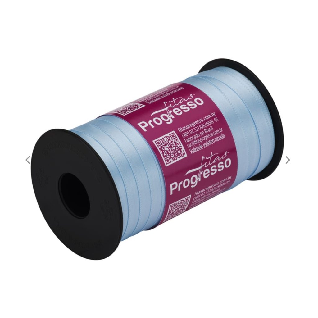 (CF001-100M)FITA DE CETIM COM 7 mm DE LARGURA EM CARRETEL 100 METROS (CF001) em Oferta na Shopee