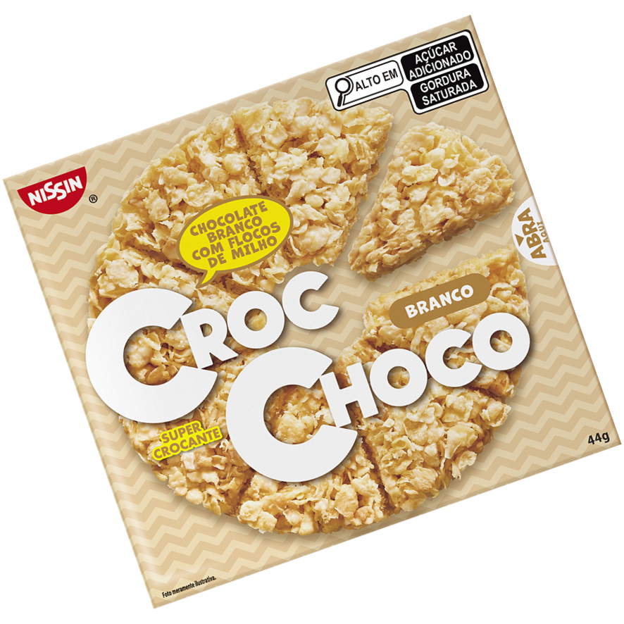 Croc Chocolate Branco - O Chocolate do Japão chegou ao Brasil
