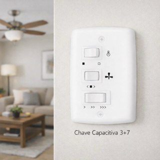 Chave Controle Velocidade Ventilador de Teto Capacitivo 127V 220V em Oferta na Shopee