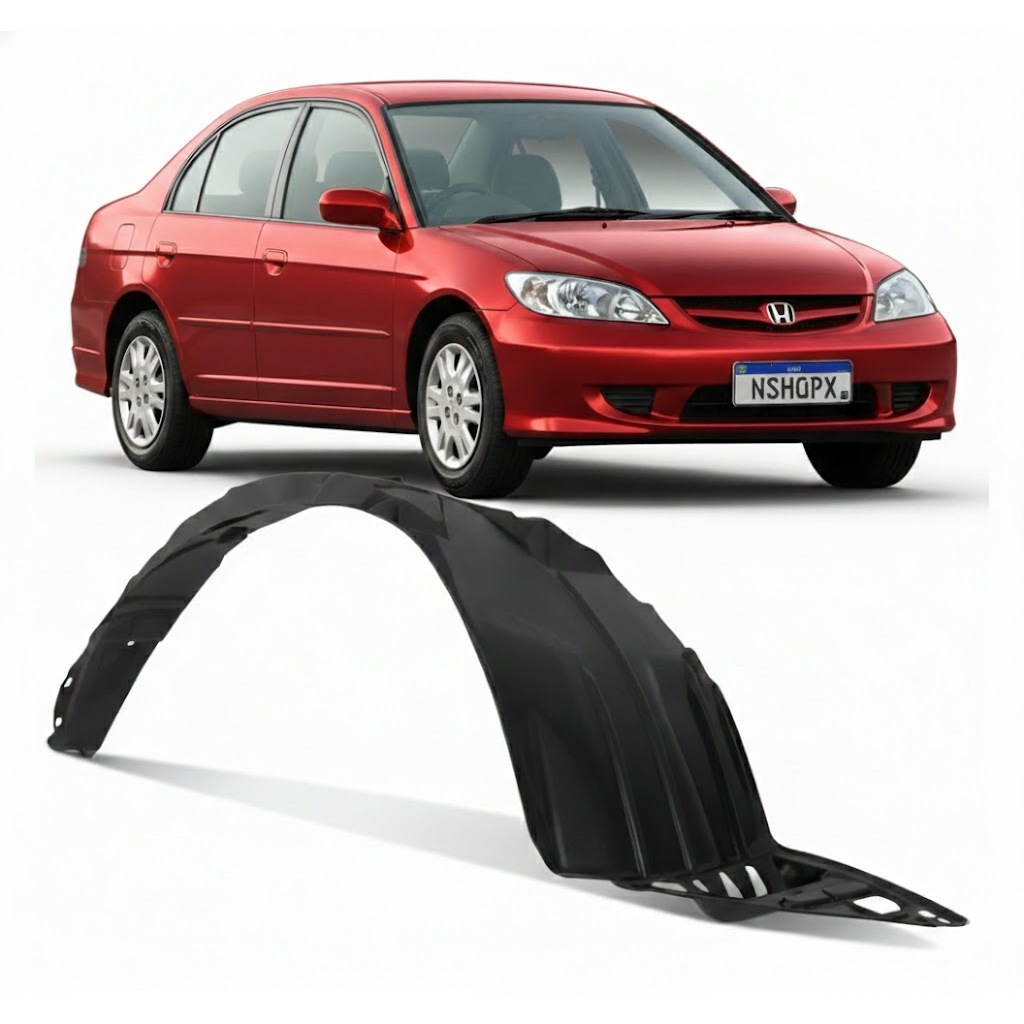 Parabarro Dianteiro Honda Civic 2004 2005 2006 Lameiro