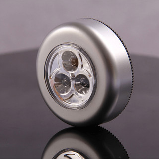 4/5/6 Pcs Lâmpada Leds Adesiva Sem Fio Touch De Pilha De Segurança Portátil Para Armário Casa