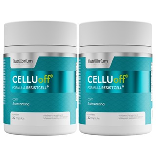 Kit 2x Celluoff ResistCell Celulite Total 60 Caps 2 Meses Nutrilibrium em Oferta na Shopee