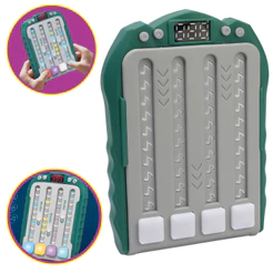 Jogo Mini Game Portátil Ritmo Musical Interativo Luz LED Brinquedo Tecnológico