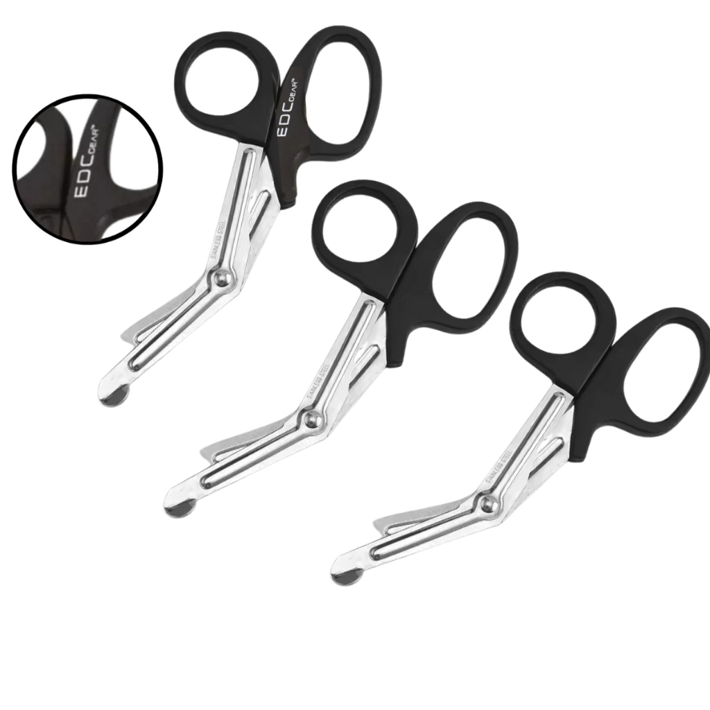 3 Tesoura Ponta Romba Corta Vestes Aph Primeiros Socorros Profissional em Oferta na Shopee