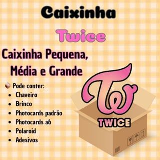 Caixinha TWICE – Tamanho P , M e G Itens Exclusivos para ONCEs em Oferta na Shopee