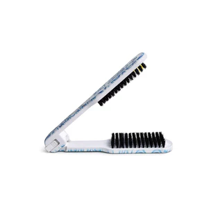Escova Dupla Alisadora para Cabelo | Modeladora Profissional Anti Frizz- estilo chapinha/prancha