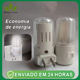 Luminária Led de Tomada Sem Fio Quarto Escritório Luz Suave LED Lâmpada Berço