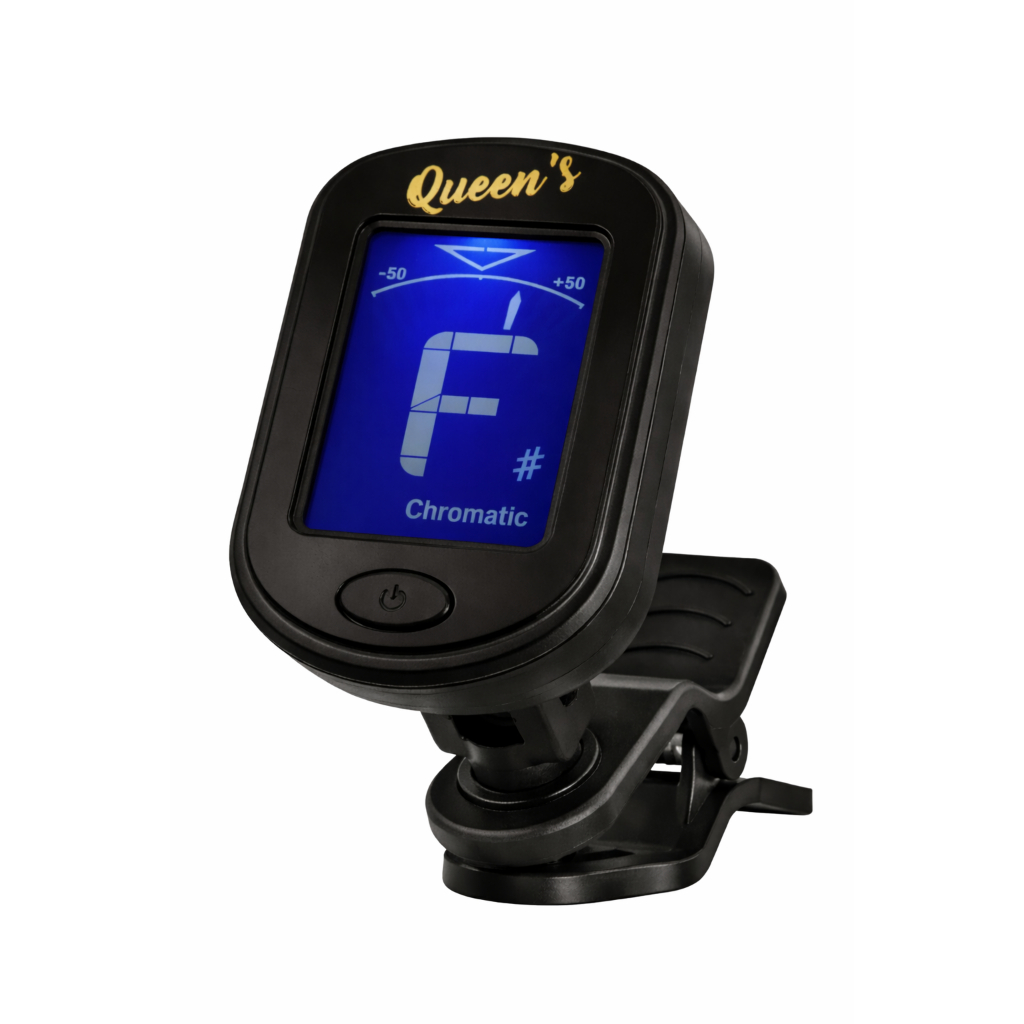 Afinador Digital Cromático Clip Violão Ukulele Preto Queen's em Oferta na Shopee