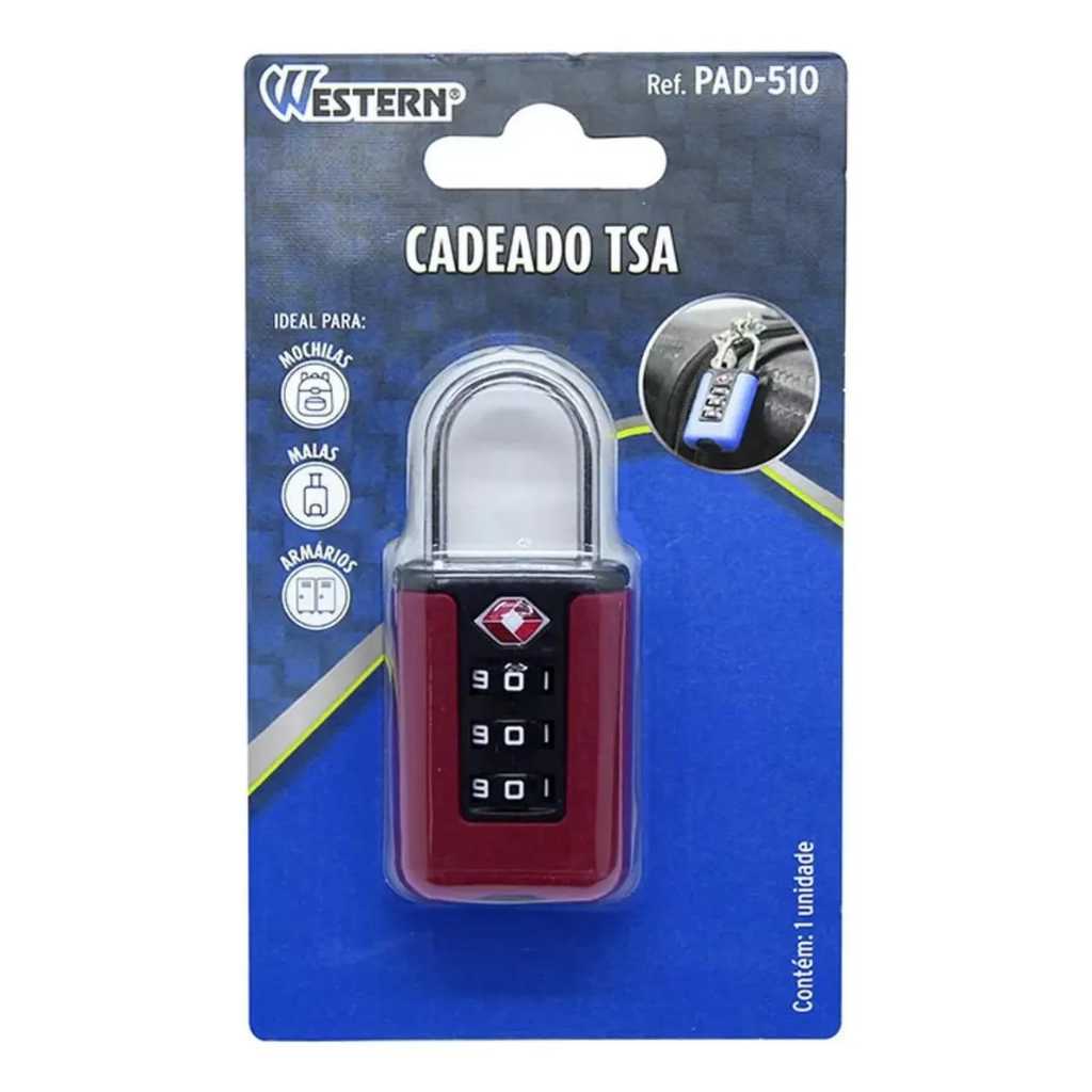 Cadeado 30 Mm Segredo Pad-510