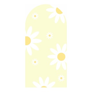 Capa Painel Festa Romano 2x1 Sublimado Malha New Vest Fácil Tema Estampa Margaridas Amarela Rosa Decoração em Oferta na Shopee