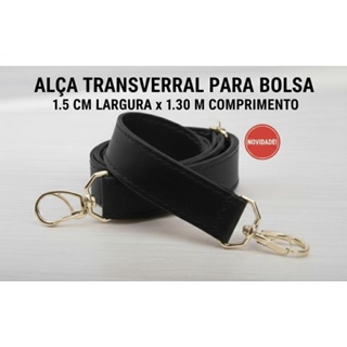 Alça Transversal para Bolsa com mosquete e regulador em Oferta na Shopee