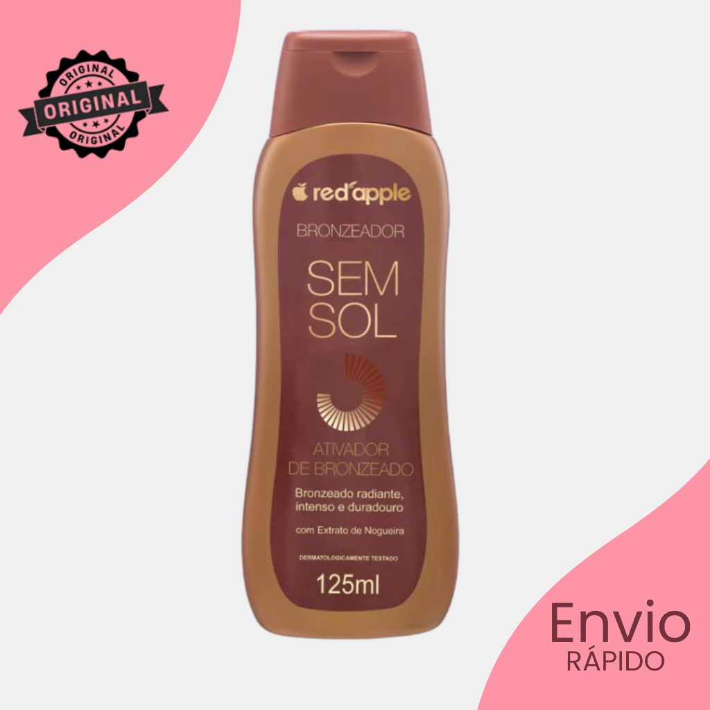 Bronzeador AutoBronzeador Sem Sol 125 ml - Red Apple em Oferta na Shopee