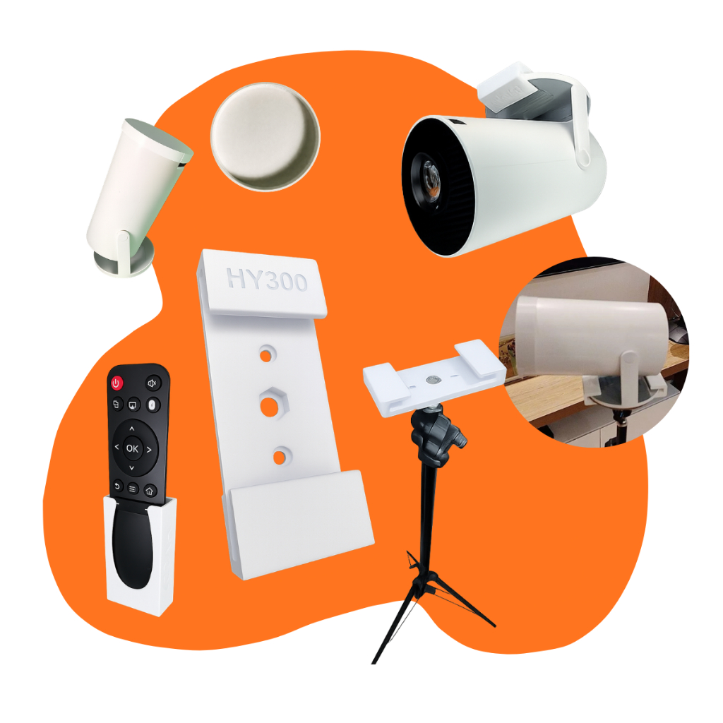 Kit Suporte Projetor Magcubic Hy300, Controle Tampa De Lente