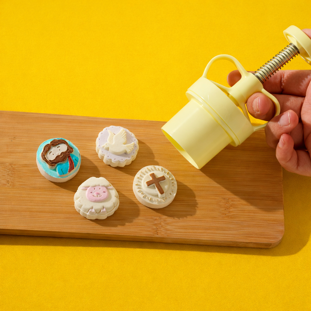 Molde para Ejetor Max Cristão 8 Peças BlueStar | Moldes para Brigadeiro e Doces Decorados em Oferta na Shopee