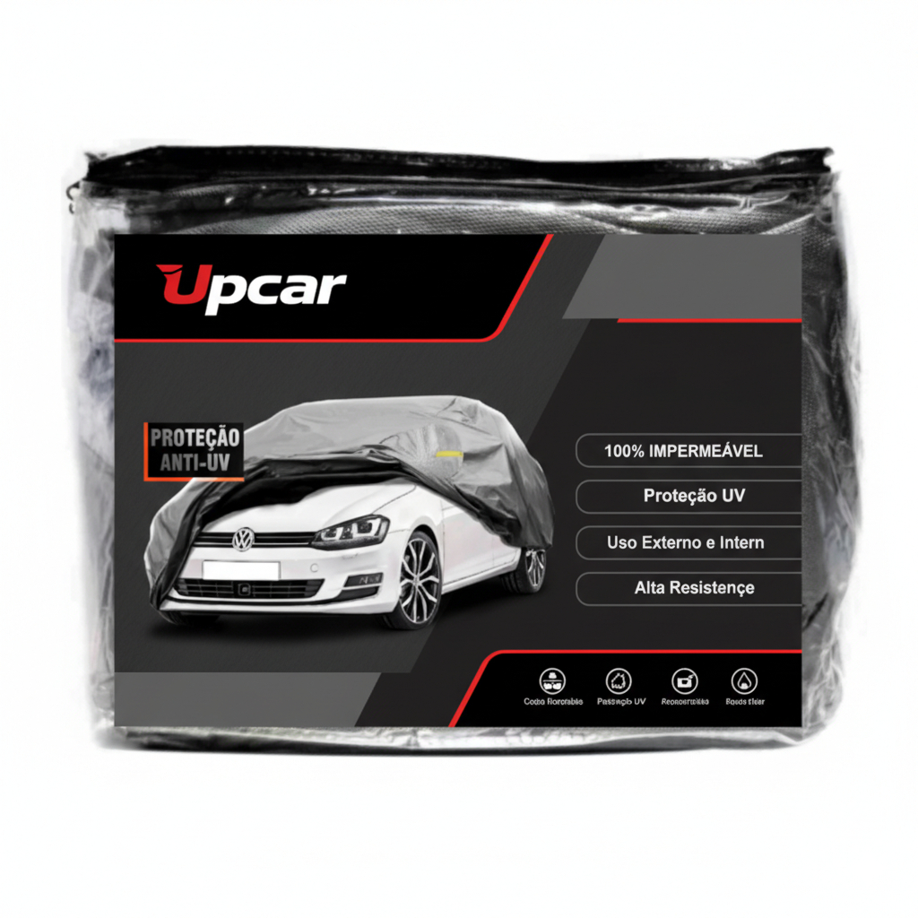 Capa Cobrir Carro Forrada Grossa Impermeável Proteção Uv Sol e Chuva