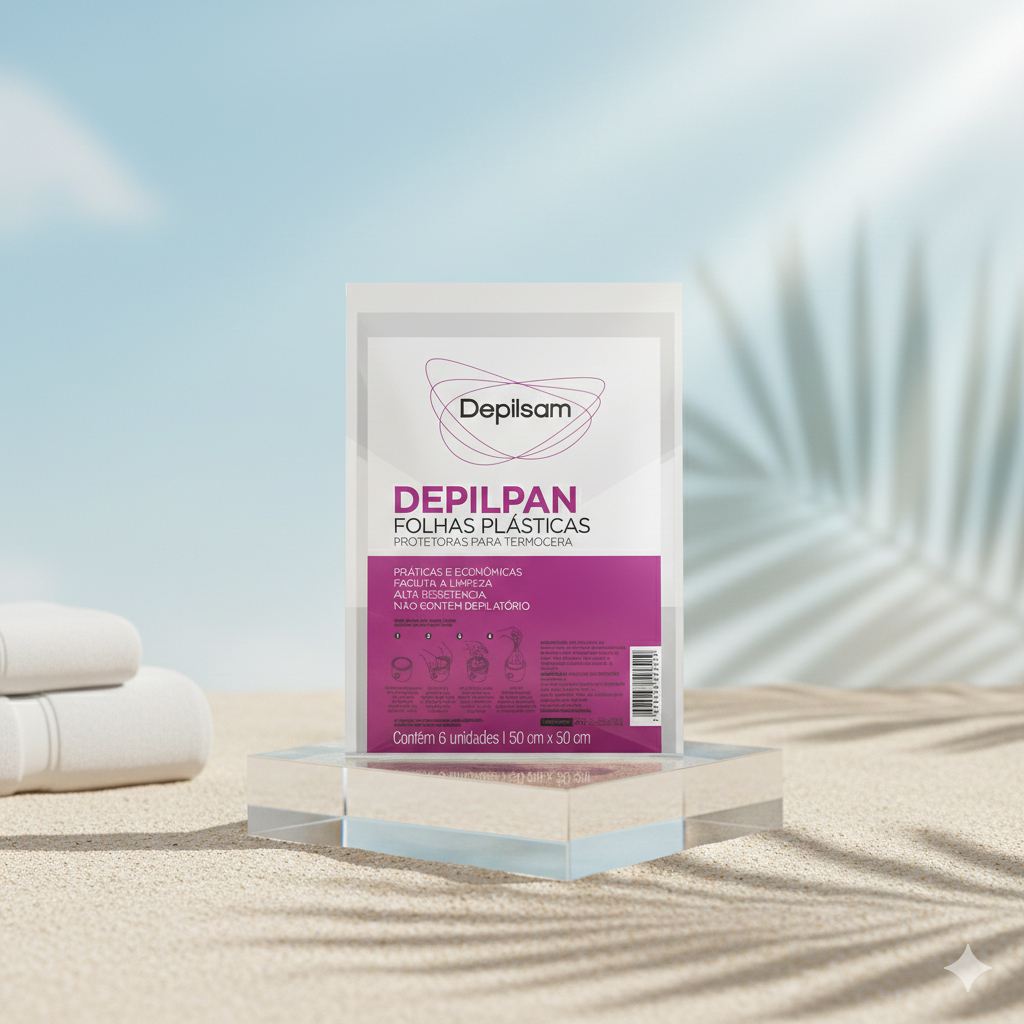 Depilsam Folhas Plásticas Protetoras Depilsam para Termocera 6Fls em Oferta na Shopee