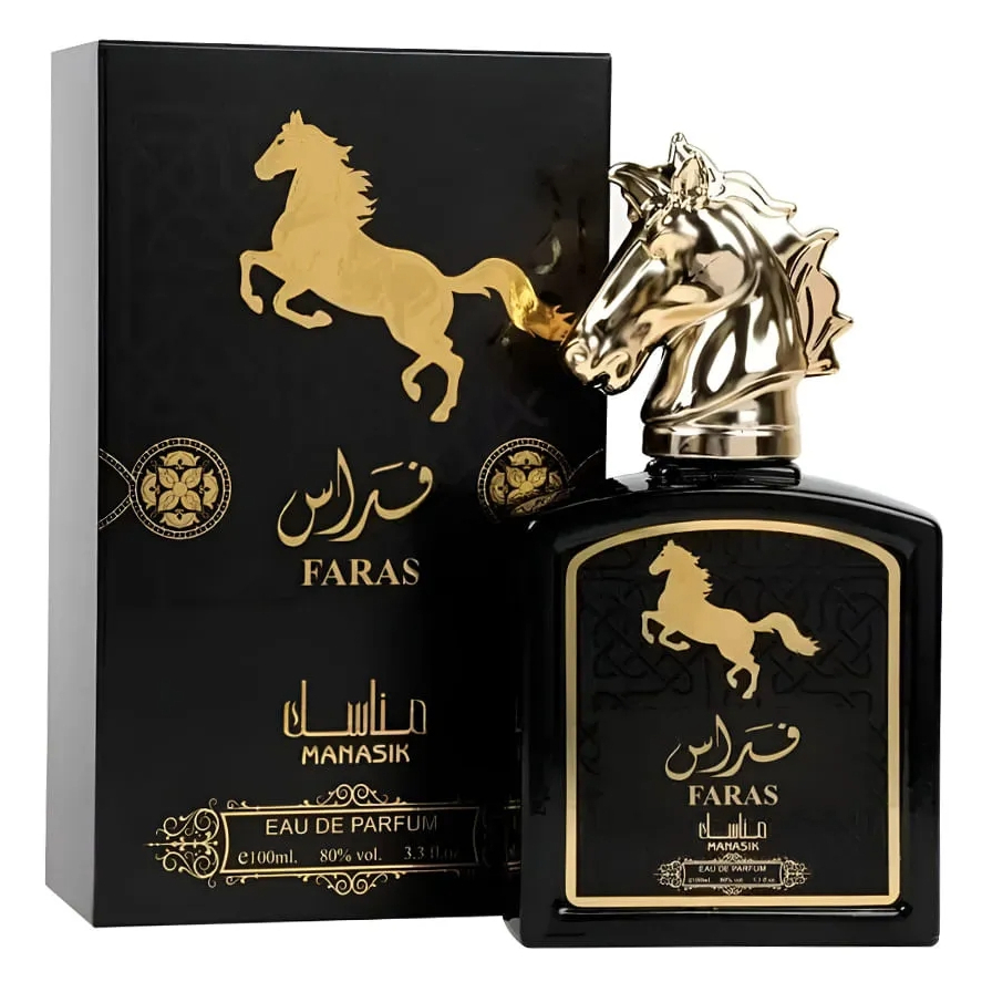 Manasik Faras Perfume Masculino Eau de Parfum 100ml em Oferta na Shopee