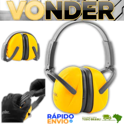Abafador De Ruido Protetor Auricular Tipo Concha 9DB Epi Vonder Resistente Profissional Premium