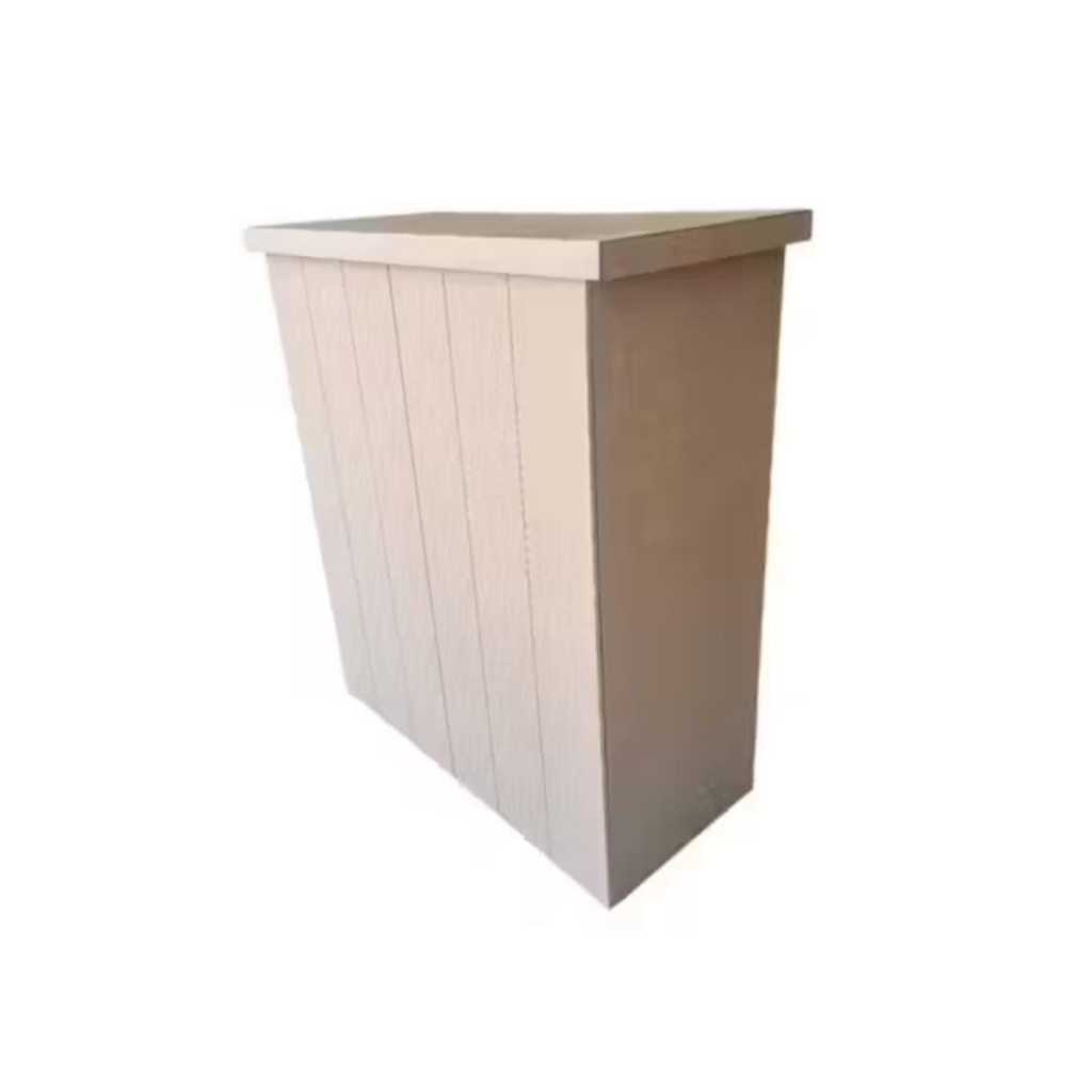 Mesa Ripada e Cômoda fake de Madeira MDF para Decoração de Festa ou Mesinha de Quarto Novidade em Oferta na Shopee