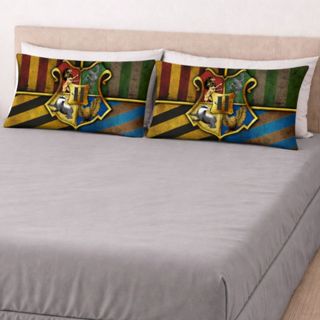 Jogo de Lençol Casal Temático Harry Potter 02 Fronhas Estampada e 01 Lençol Liso Com Elástico em Oferta na Shopee