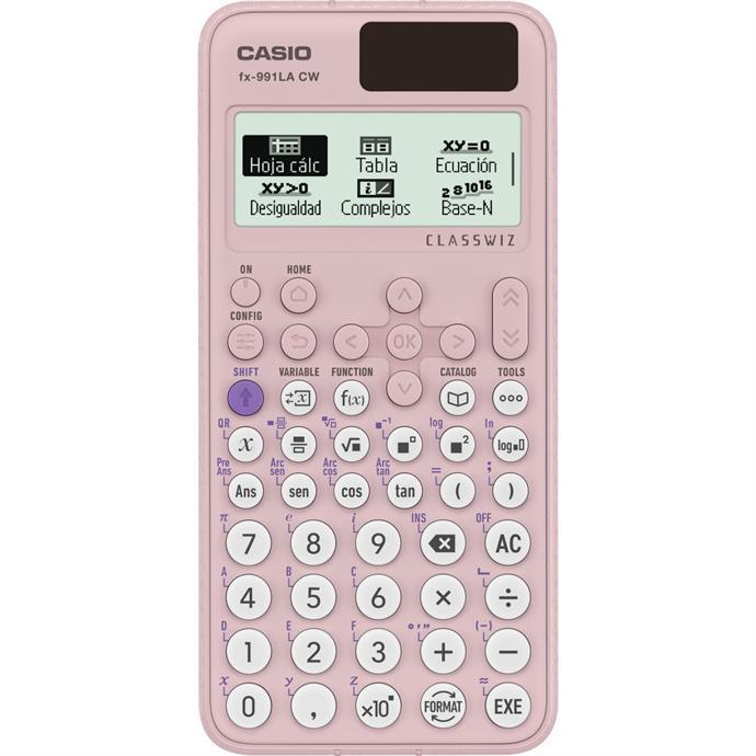 Calculadora Científica FX991 LACW-PK 550 Funções Rosa - Casio