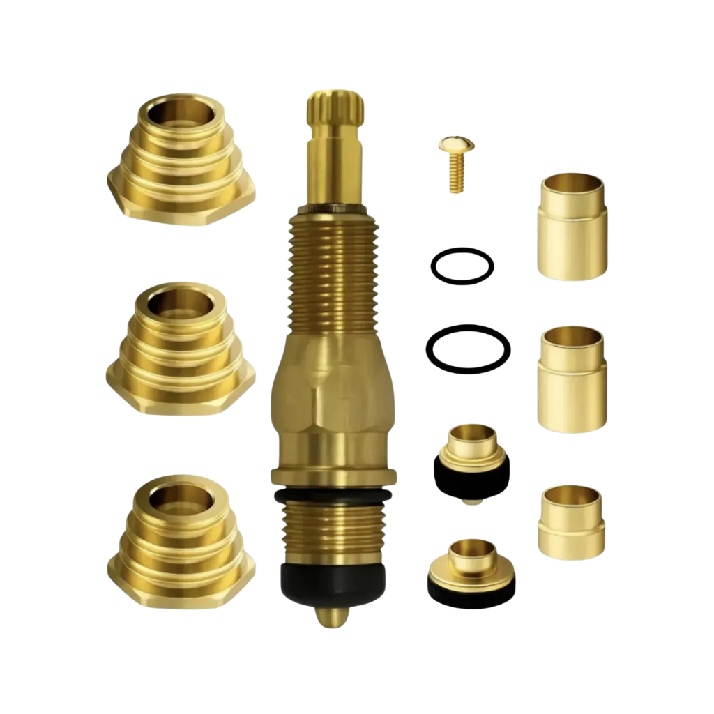 Kit Salva Registro Metal Fácil 10 Em 1 Para Registro Pressão De Chuveiro Padrão Deca ( 16 Estrias )