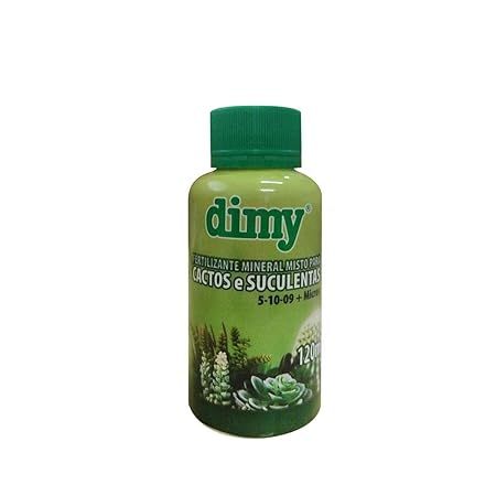 Adubo Líquido para Cactos e Suculentas Dimy 120ml – Fertilizante Concentrado p/ Crescimento Saudável