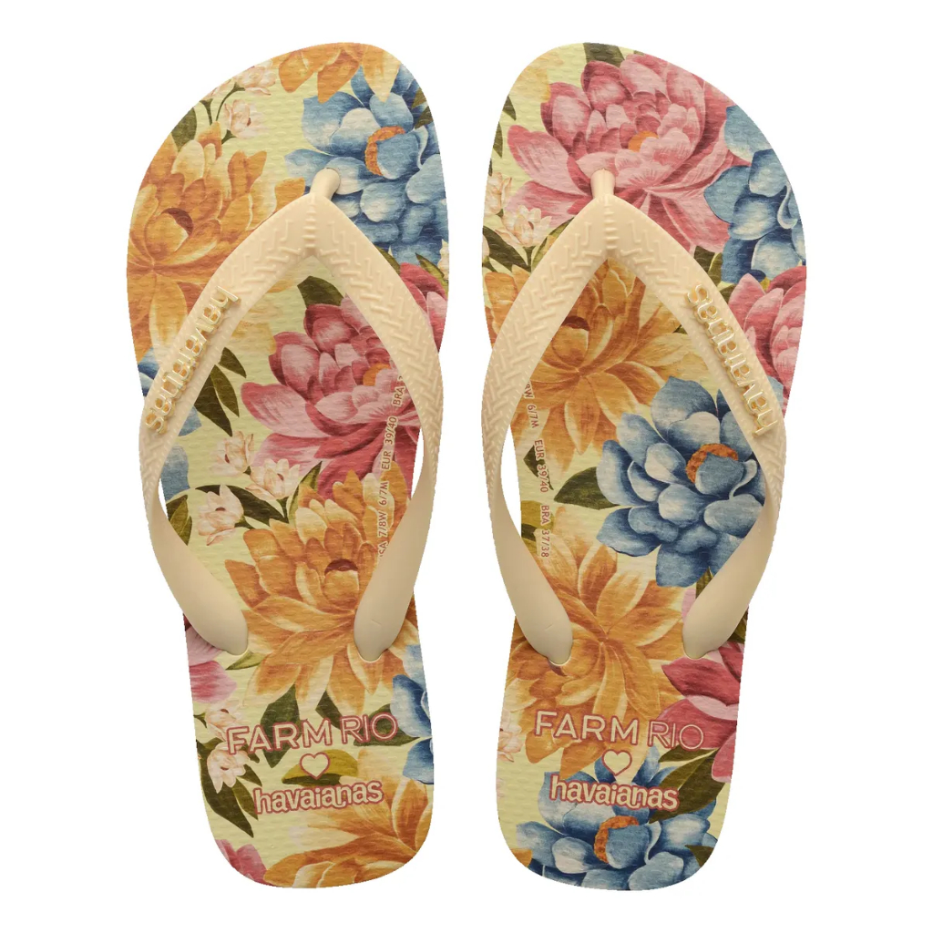 Chinelo Havaianas Farm Floral Beca Original