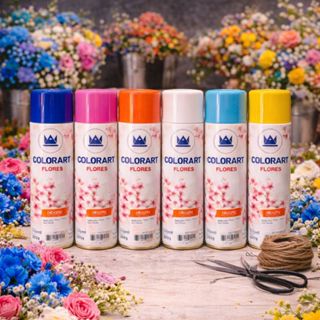 Spray Tinta Para Flores Naturais E Artificiais Varias Cores Colorart 300ML em Oferta na Shopee