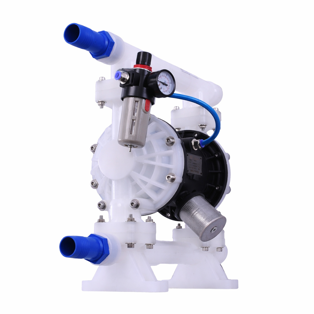 Kit Bomba Pneumática Duplo Diafragma 1.1/2 Pp Completa Industrial + Filtro Espigões Envio Imediato