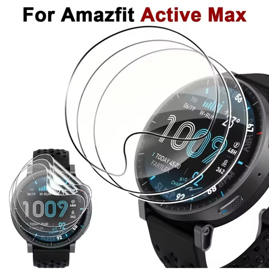 Pelicula Protetora Compatível Com Amazfit Active Max Protetor De Tela Smartwatch