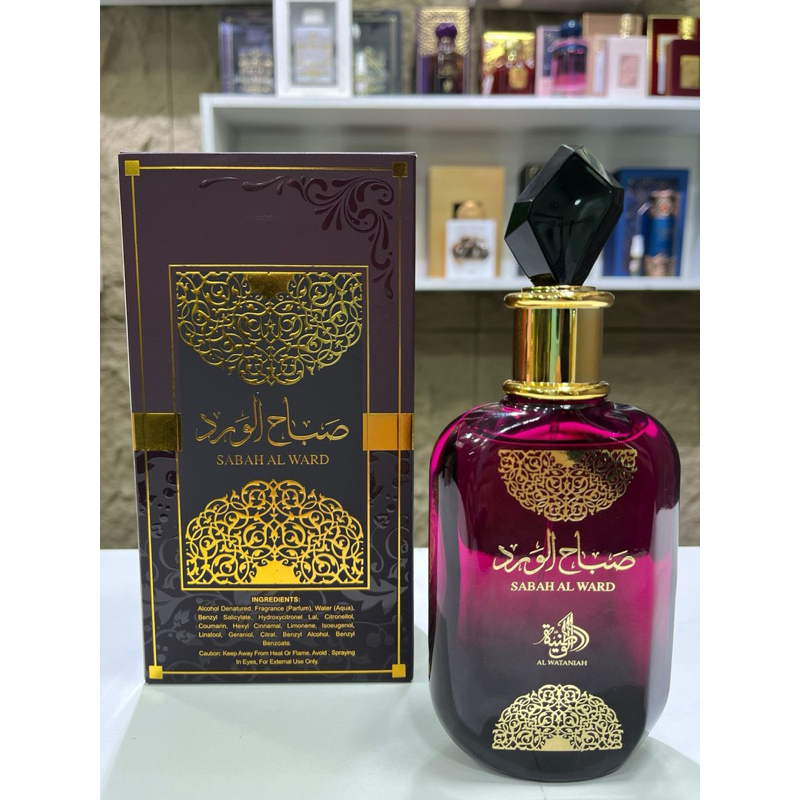 Perfume Feminino Árabe SABAH AL WARD 100ML Al Wataniah Eau de Parfum Edp Original