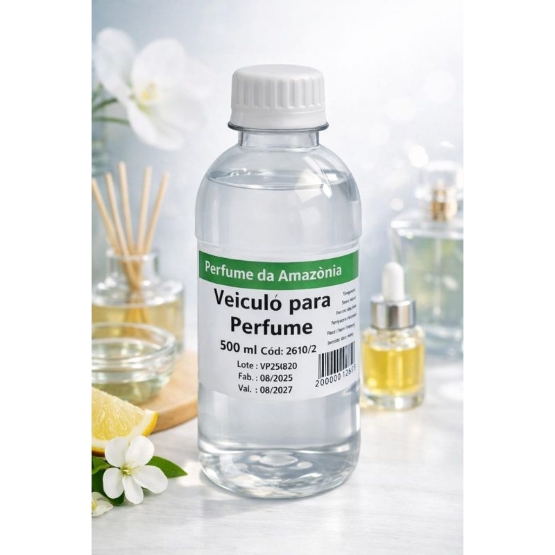 Veículo para Perfume 500ml – Base Neutra Premium para Perfumes e Aromatizadores | Alta Fixação