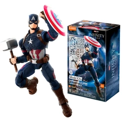 Boneco Blokees Marvel Captain America Infinity Saga Champion