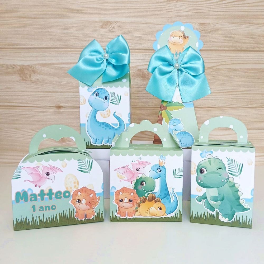Kit Festa Dinossauro Baby Menino Personalizada / Lembrancinhas / Festa Infantil / Aniversário