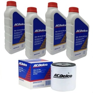 Kit 4L Óleo 5w30 Sae Api Sn Acdelco Original Acdelco + Filtro de Óleo 98550168 / 889058445 em Oferta na Shopee